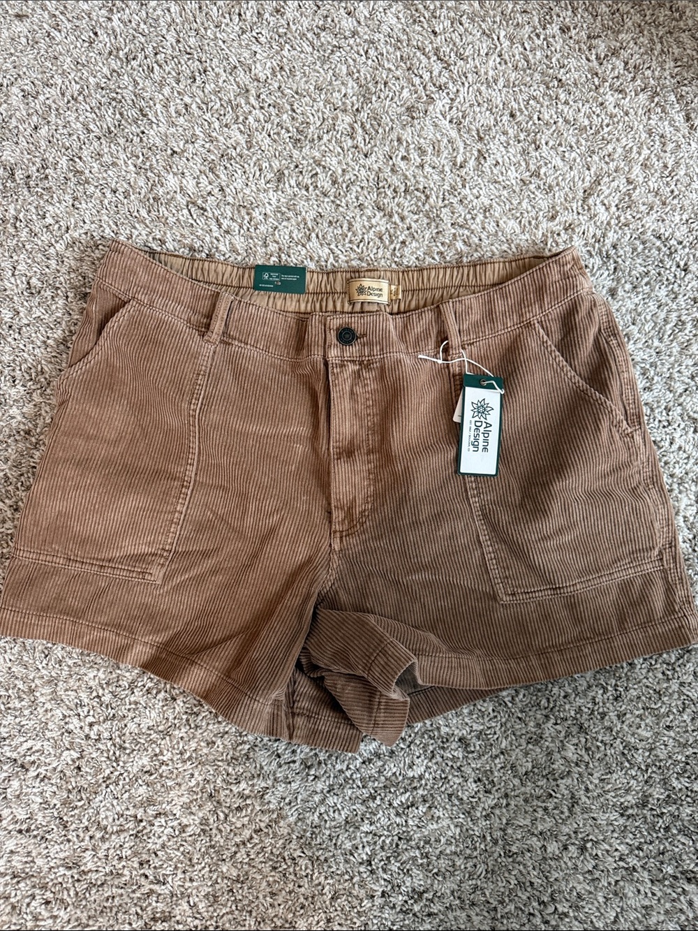 Alpine Design Women's 5” Corduroy Shorts in Brown